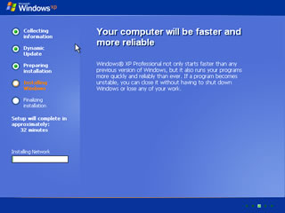 windows xp install